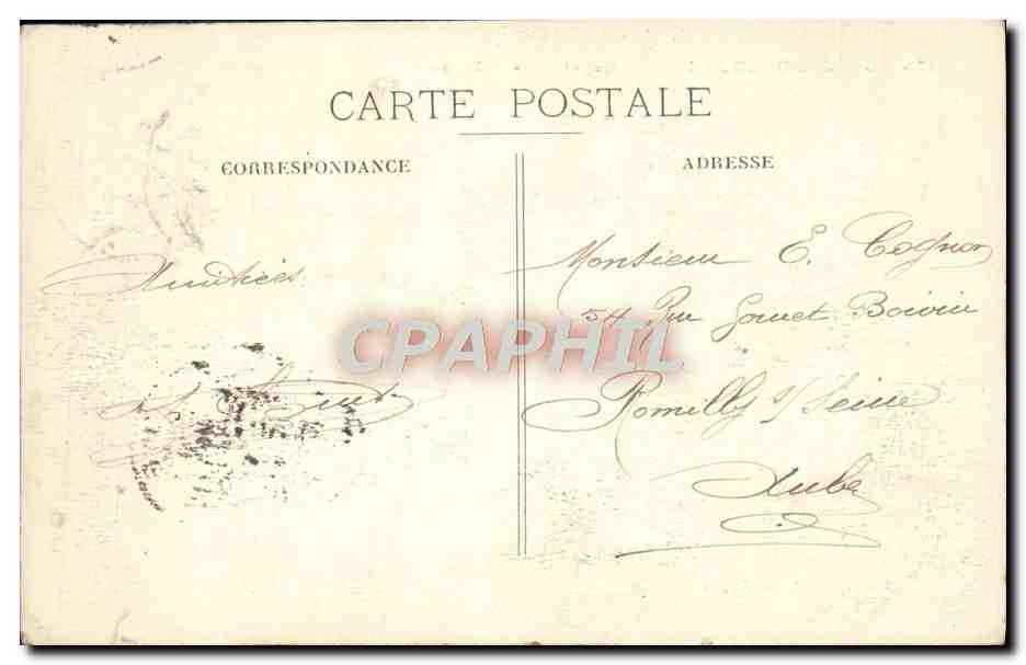 CPA Bois De Boulogne Bagatelle Trianon — Rückseite