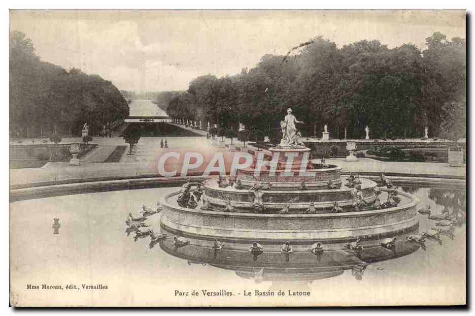 CPA Parc De Versailles Le Bassin De Latone