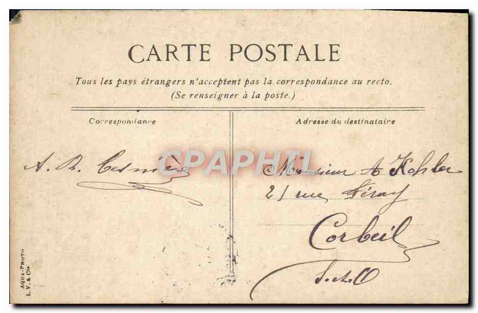 CPA Boulogne La Route De Suresne le matin  — Verso