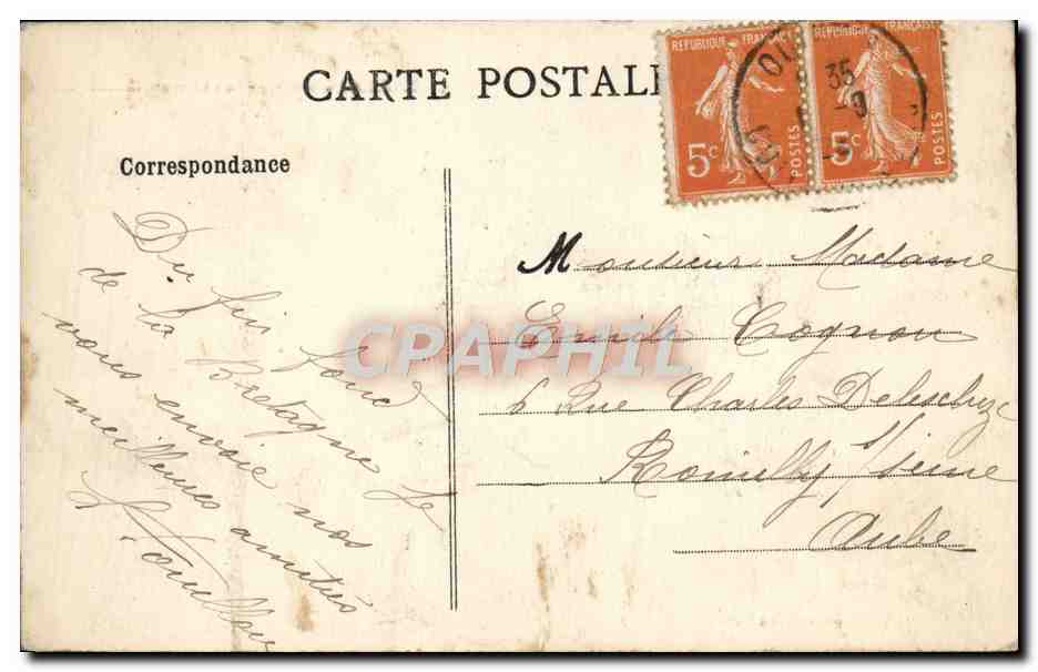 Quintin (C.-du-N.) - Le Château - Les Remparts — J. Sorel, éditeur, Rennes, n°7 — Rückseite