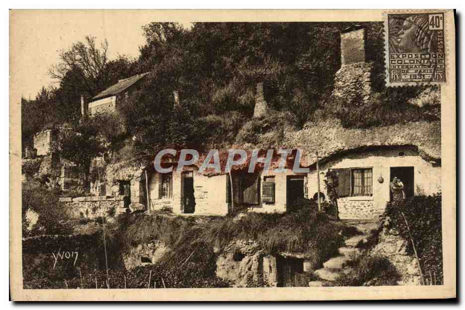 Les Trogloïdes modernes — Châteaux de la Loire — Édition Yvon