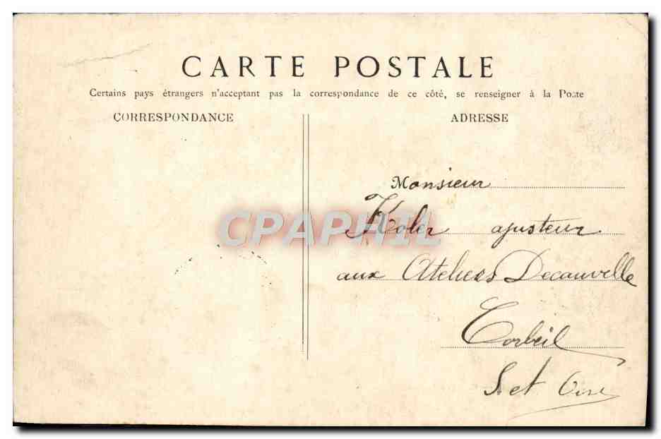 Liancourt — Château Latour — Souvenir — Rückseite
