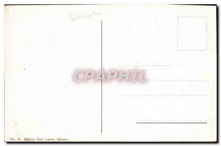 CPA A La Memoire de Woodrow Wilson president des Etats Unis Geneve Palais des Nations — Back