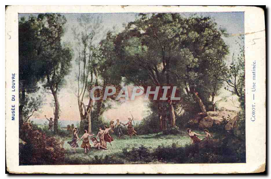 CPA Corot Une Matinee