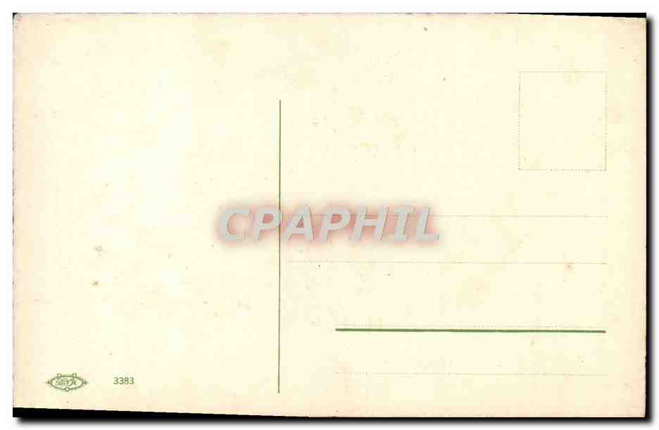 CPA Fantaisie Fleurs — Verso