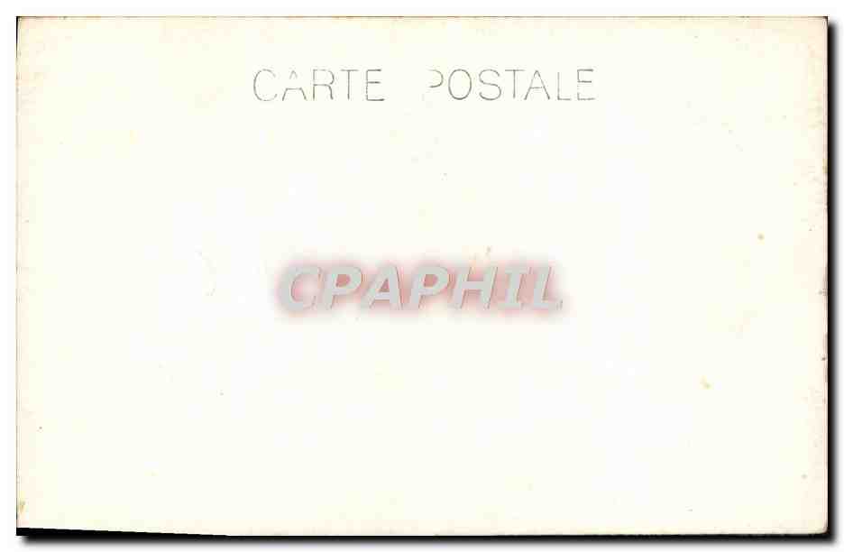 CARTE PHOTO Eglise  — Verso