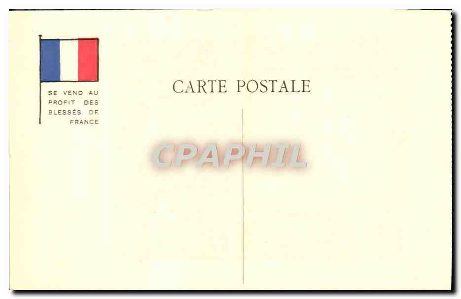 CPA Militaria Orphelins de la guerre La guerre civilisatrice — Rückseite
