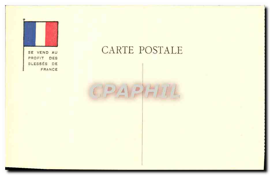 CPA Militaria Orphelins de la guerre avant la fusillade — Rückseite
