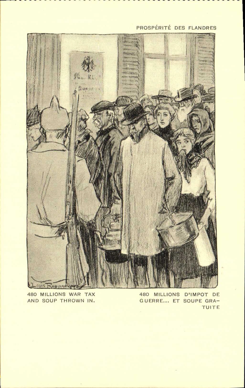 CPA Militaria Orphelins de la guerre Prosperite des Flandres