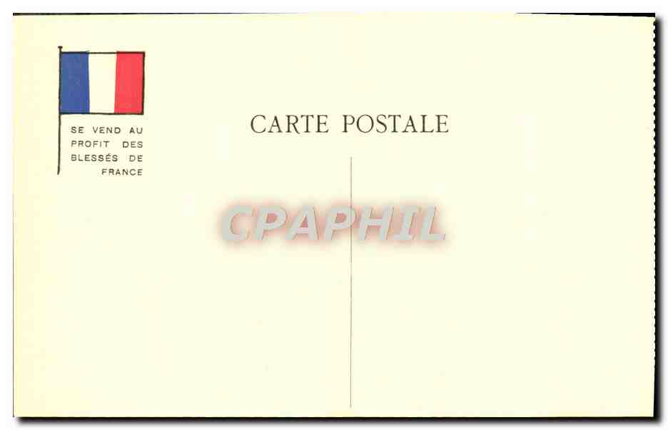 CPA Militaria Orphelins de la guerre Prosperite des Flandres — Rückseite