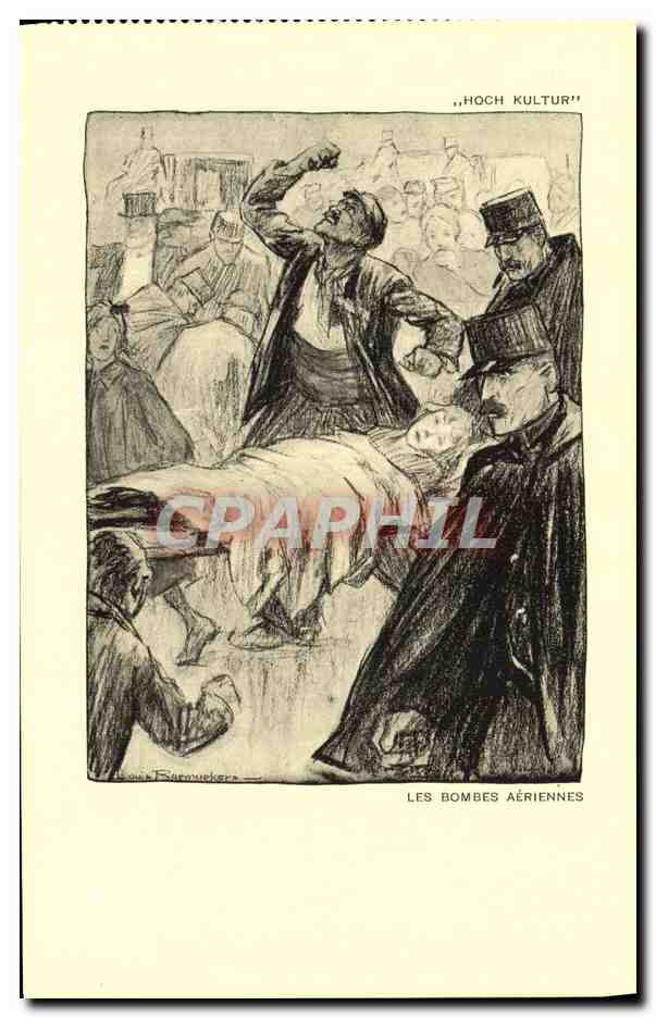 CPA Militaria Orphelins de la guerre Les Bombes Aeriennes