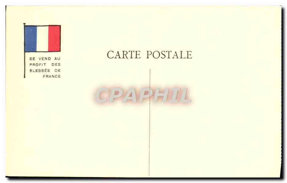 CPA Militaria Orphelins de la guerre Les Bons Samaritains d'Afrique Senegalais Senegal — Verso