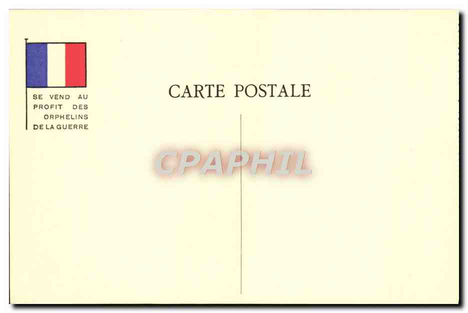 CPA Militaria Orphelins de la guerre Parfaitement  — Rückseite
