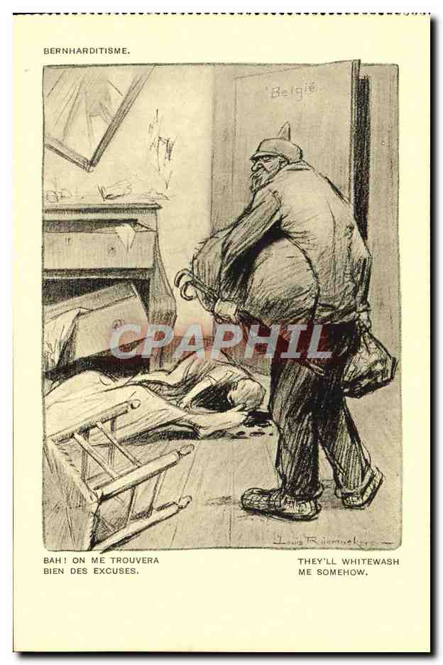 CPA Militaria Orphelins de la guerre Bernharditisme