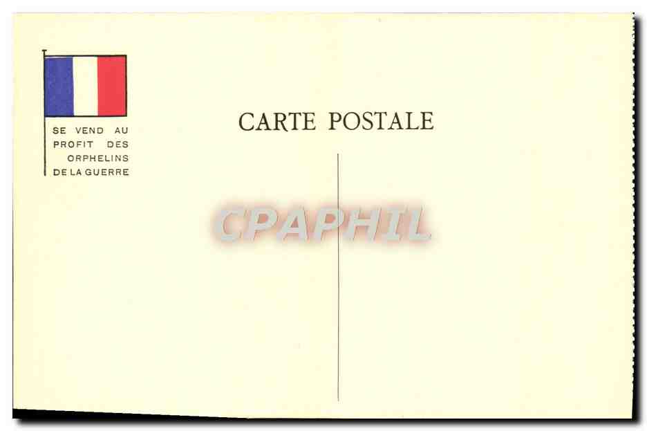 CPA Militaria Orphelins de la guerre Bernharditisme — Rückseite