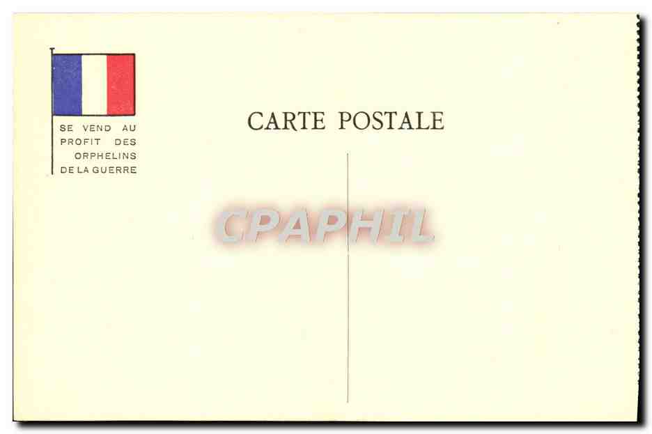 CPA Militaria Orphelins de la guerre Il Me Faut Bien Quelque Chose Annexion Belgia  — Rückseite
