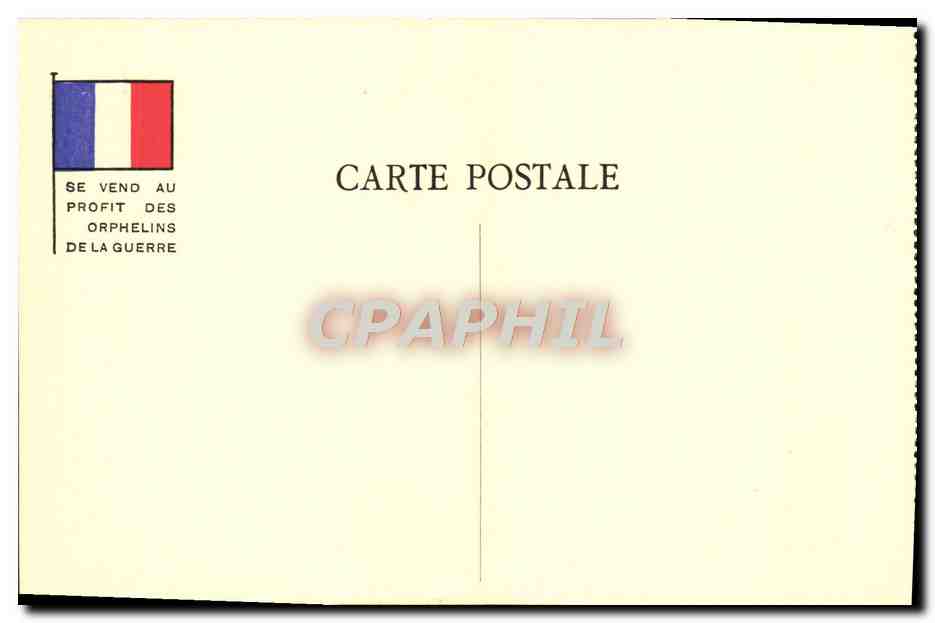 CPA Militaria Orphelins de la guerre En Serbie — Rückseite
