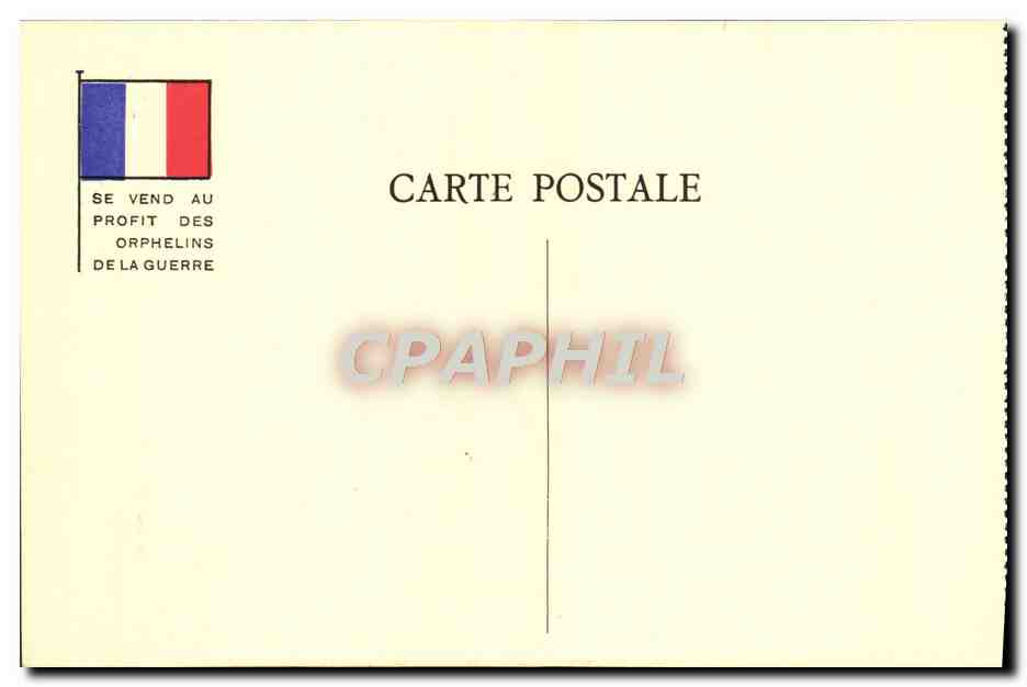 CPA Militaria Orphelins de la guerre Triomphe De Zeppelin — Rückseite