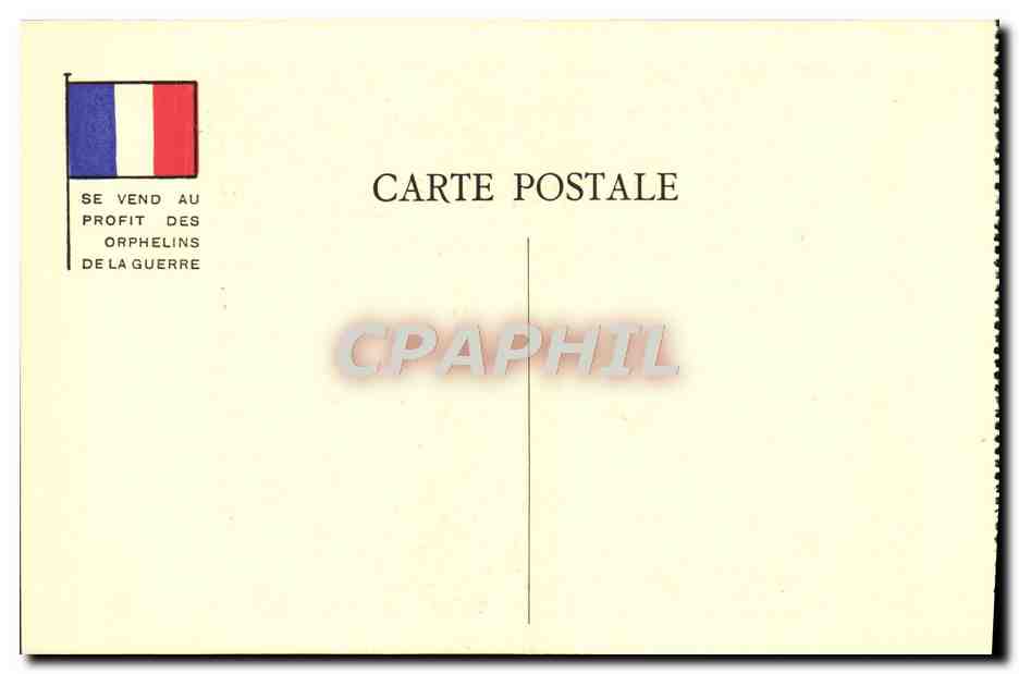 CPA Militaria Orphelins de la guerre Apres La Lusitania Bateau — Rückseite