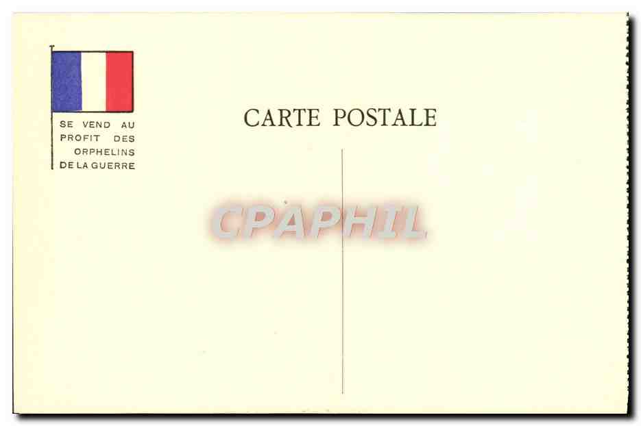CPA Militaria Orphelins de la guerre Les Merveilles De La Kultur Gas Liquides brulants — Rückseite