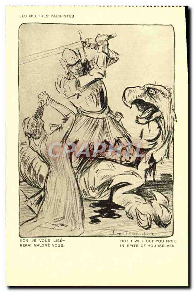 CPA Militaria Orphelins de la guerre Les Neutres Pacifistes Dragon