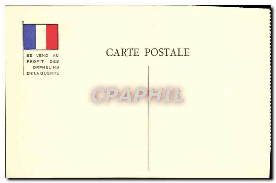 CPA Militaria Orphelins de la guerre Les Neutres Pacifistes Dragon — Rückseite