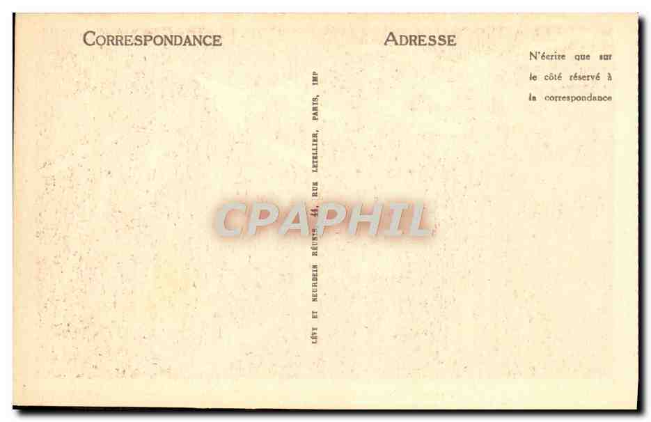 CPA Chamonix Mont Blanc Le Mont Blanc — Verso