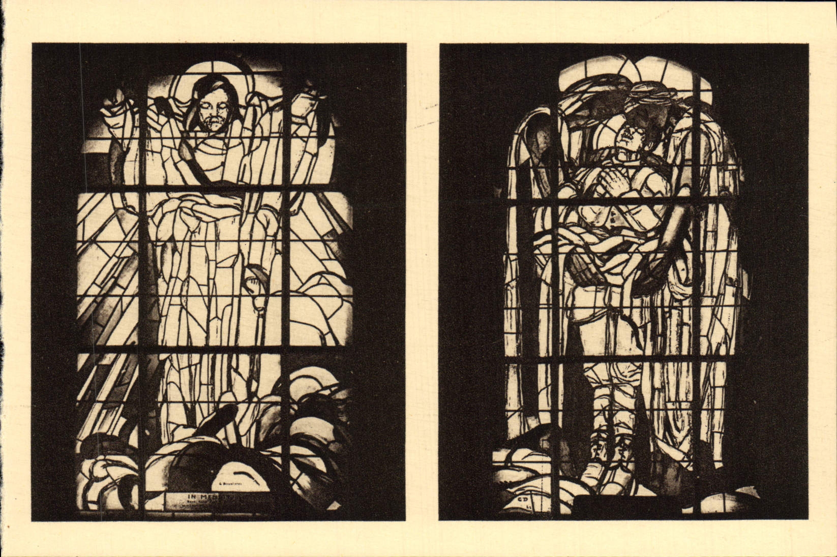 Glasfenster des Ossuaires und Leuchtturm von Douaumont — Léon Azéma, Max Edrei und Jacques Hardy, Architekten