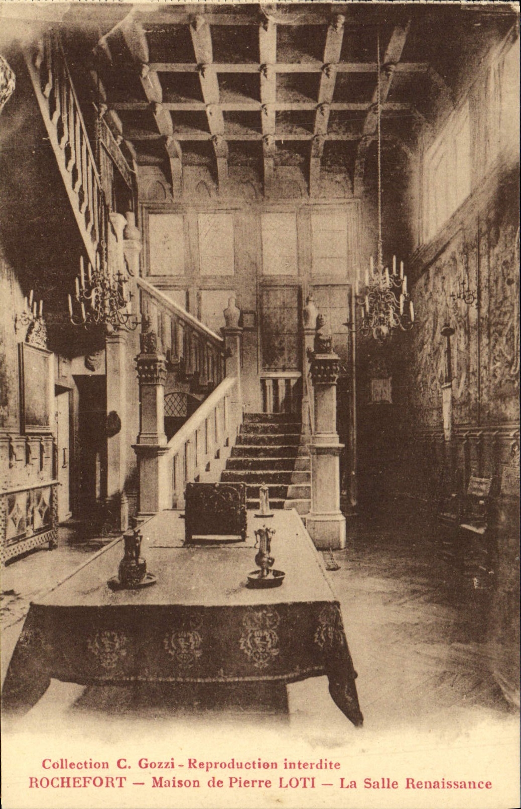 Rochefort — Maison de Pierre Loti — La Salle Renaissance — Collection C. Gozzi