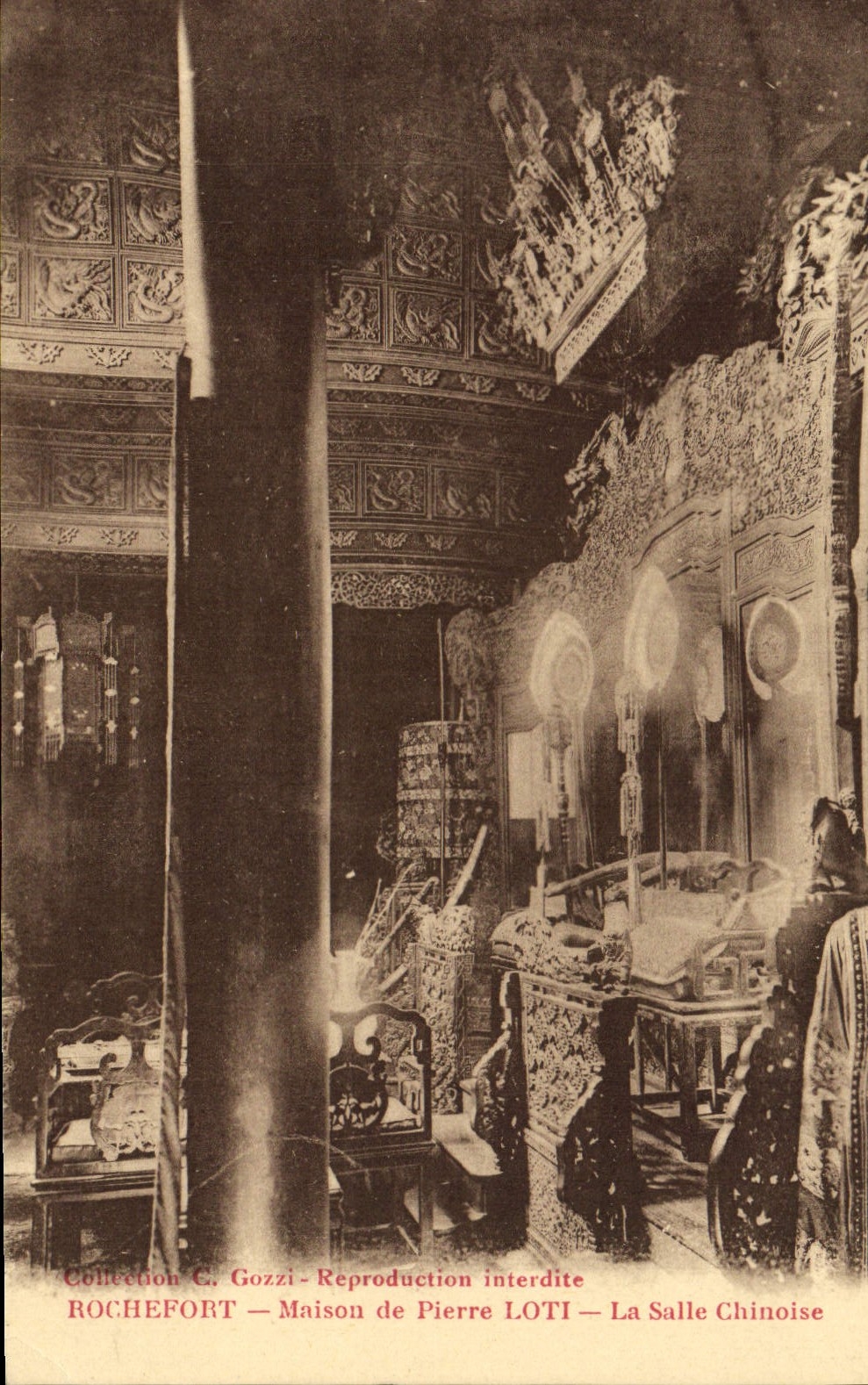 La Salle Chinoise — Maison de Pierre LOTI — Collection C. Gozzi