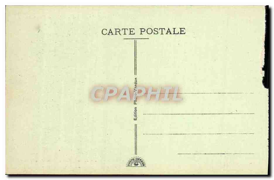Ossuaire et Phare de Douaumont — Arrière du Monument — Chapelle Catholique — Léon Azéma et Jacques Hardy, Architectes — Verso