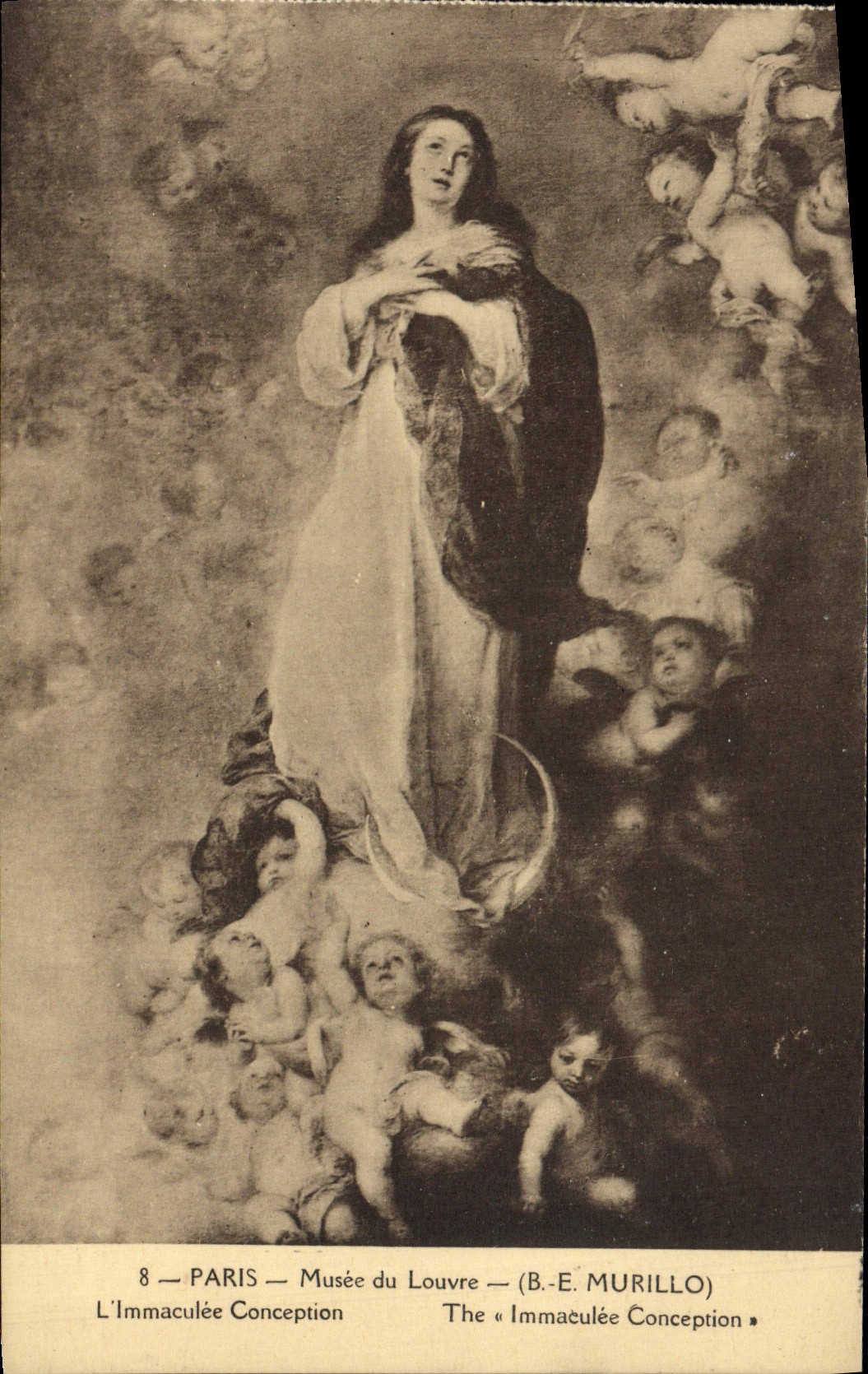 CPA Paris Musee du Louvre Murillo L'immaculee conception 