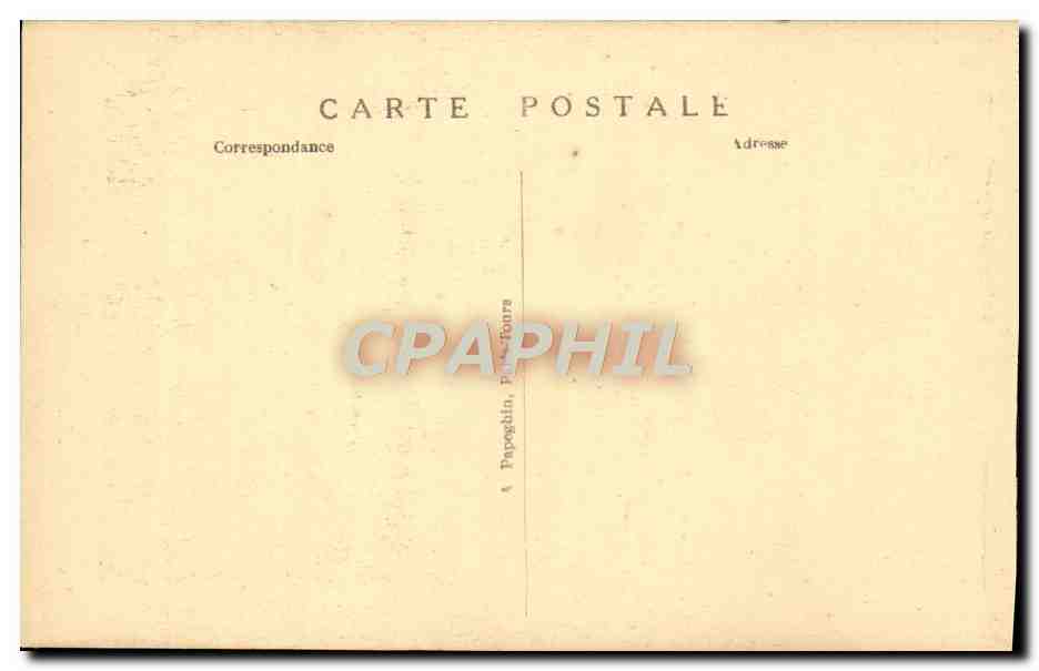 CPA Paris Musee du Louvre Greuze La laitiere — Verso