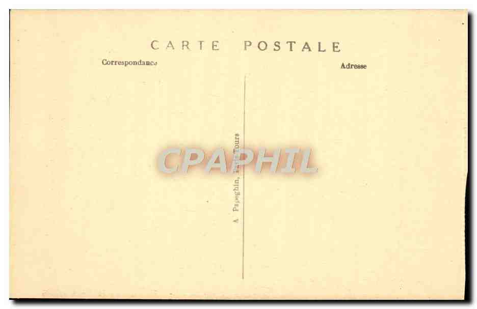 CPA Paris Musee du Louvre Henner La liseuse — Verso