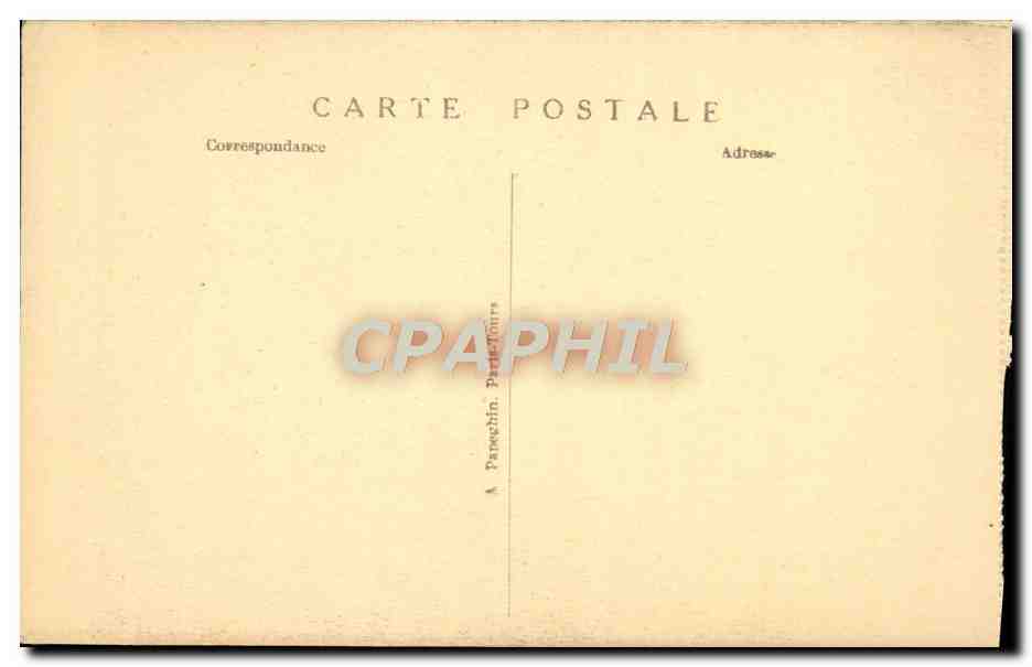 CPA Paris Musee du Louvre Corot Une Matinee — Verso