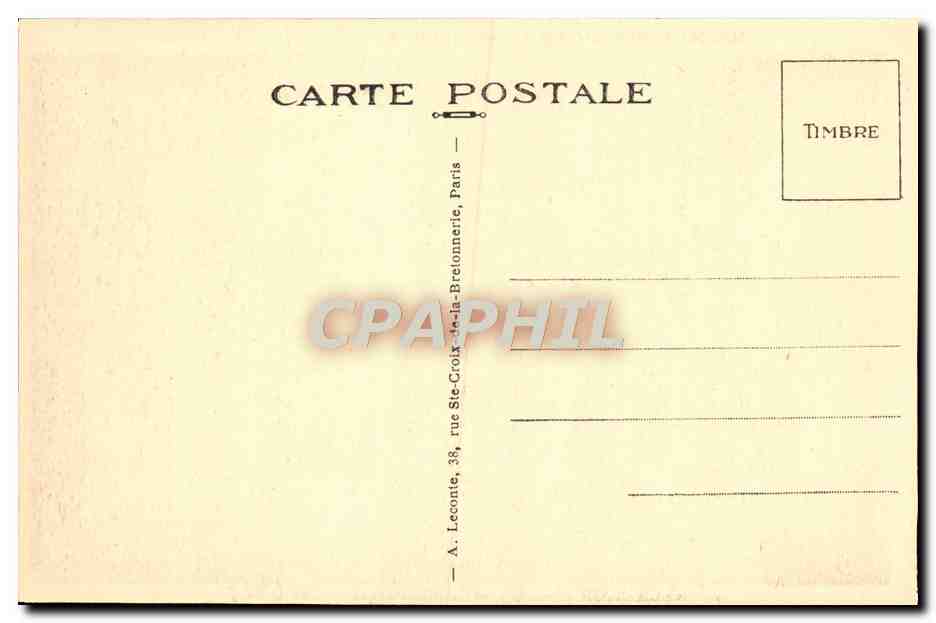 CPA Malmaison La Bibliotheque  — Rückseite