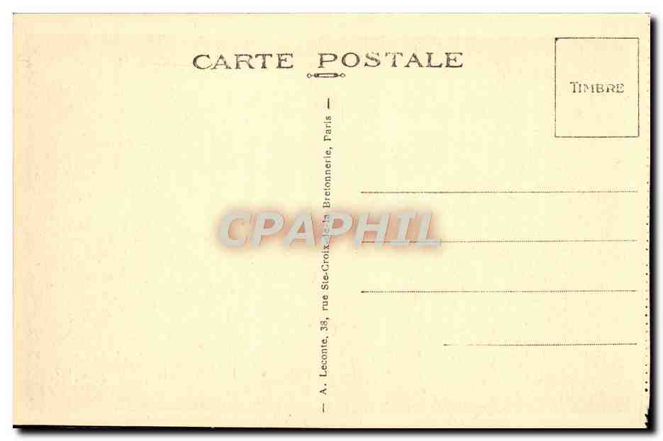CPA Malmaison Le Salon de Musique  — Verso