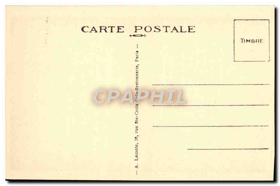 CPA Malmaison La salle de bain  — Rückseite