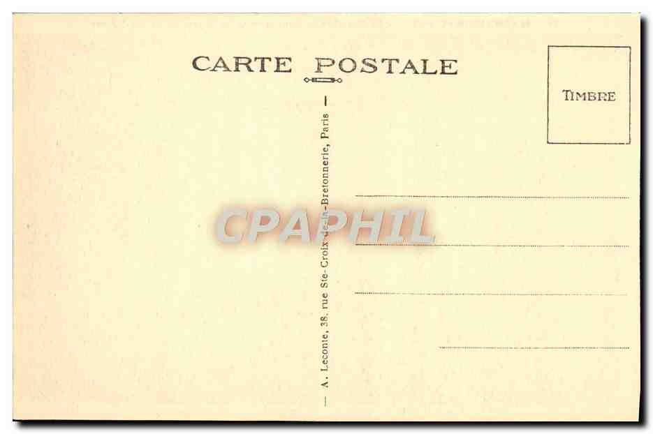 CPA Malmaison Le Boudoir  — Verso