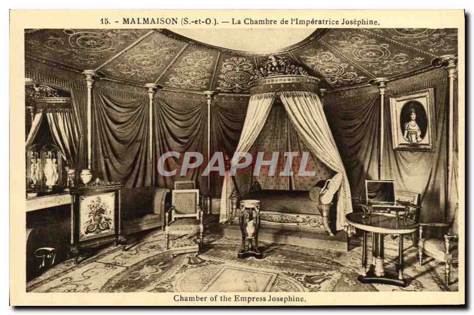 CPA Malmaison La Chambre de L'Imperatrice Josephine