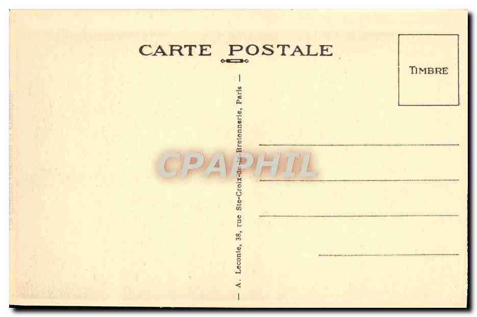 CPA Malmaison Le Premier Consul par Isabey Napoleon 1er — Rückseite