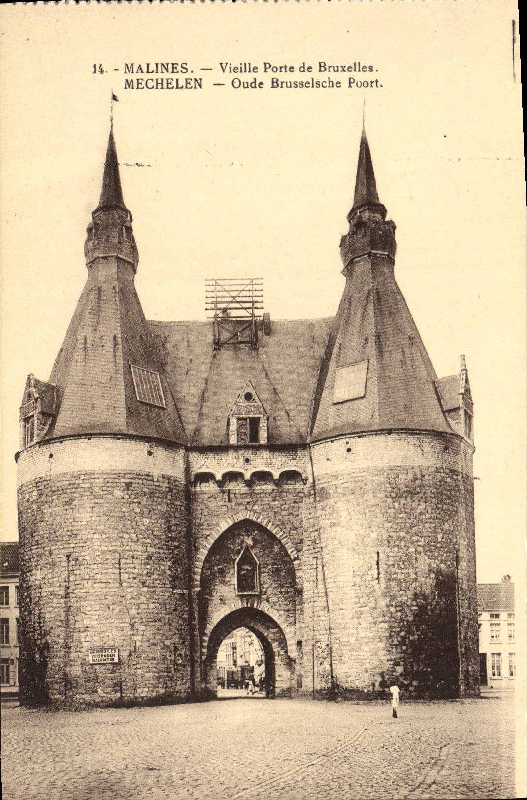 CPA Malines Vieille Porte De Bruxelles 