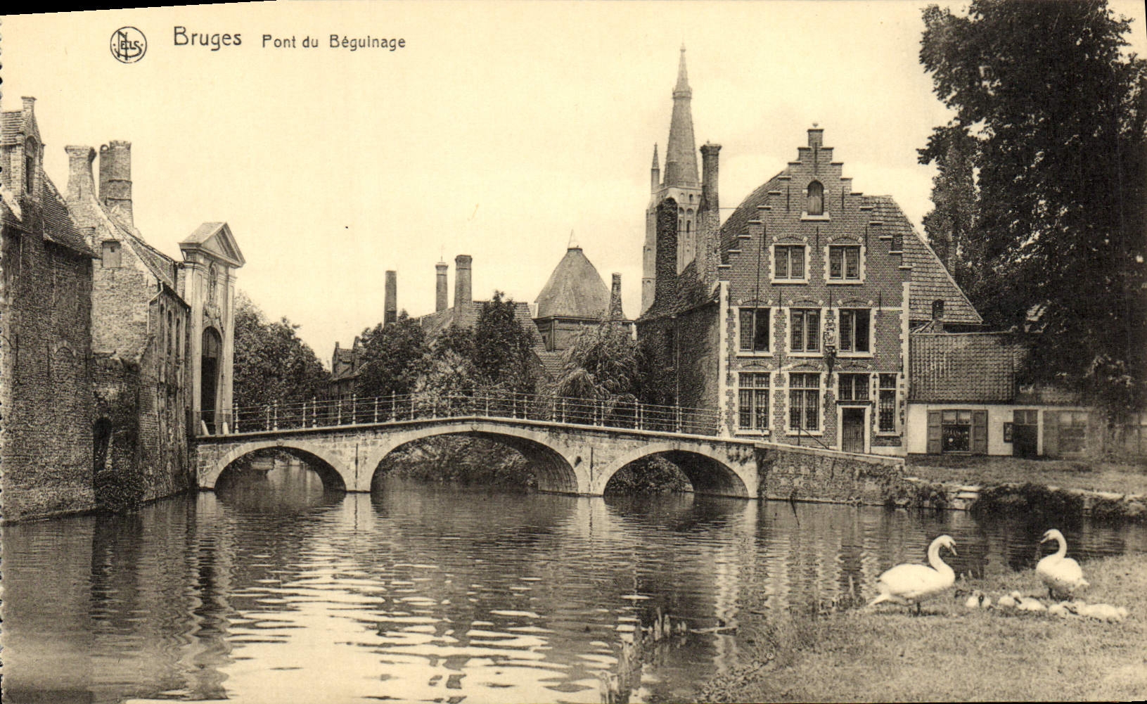 CPA Bruges Pont Du Beguinage