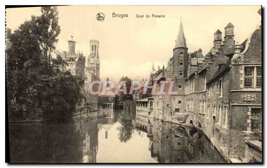 CPA Bruges Quai Du Rosaire