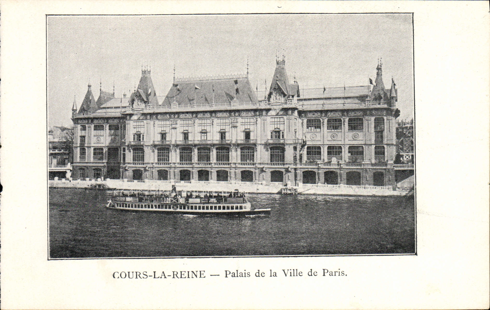 CPA Paris Exposition de 1900 Cours La Reine Palais De La Ville De Paris