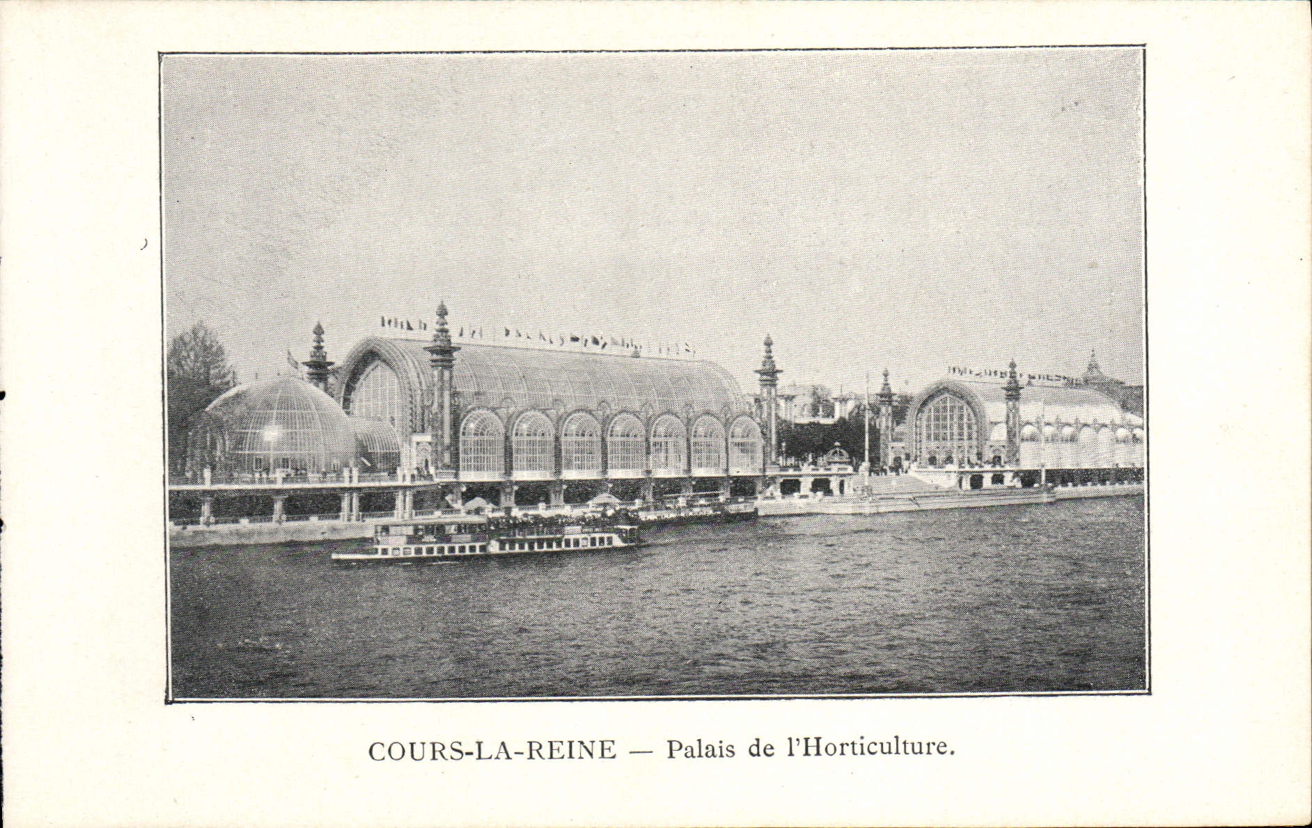 CPA Paris Exposition de 1900 Cours La Reine Palais De L'Horticulture