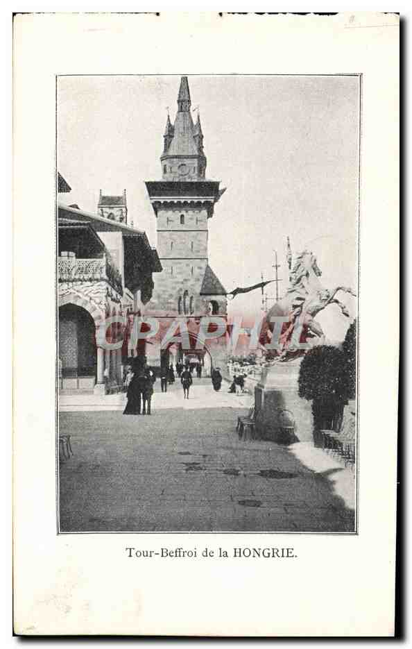 CPA Paris Tour Beffroi De La Hongrie