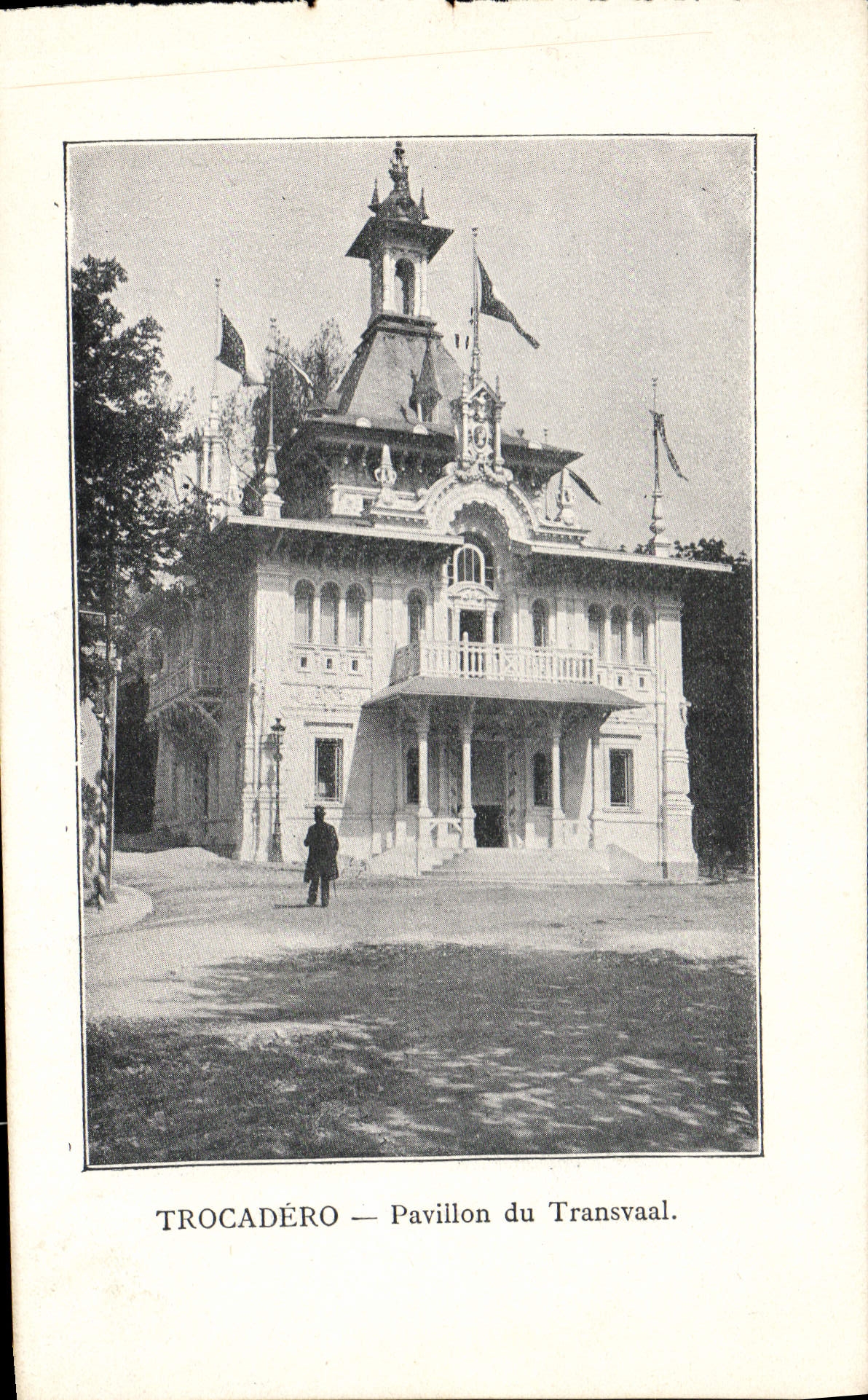 CPA Paris Trocadero Pavillon Du Transvaal