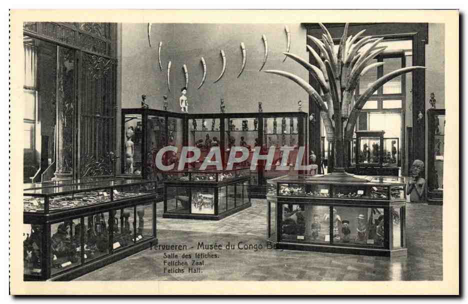 Salle des fétiches - Musée du Congo Belge — Ern. Thill, Bruxelles