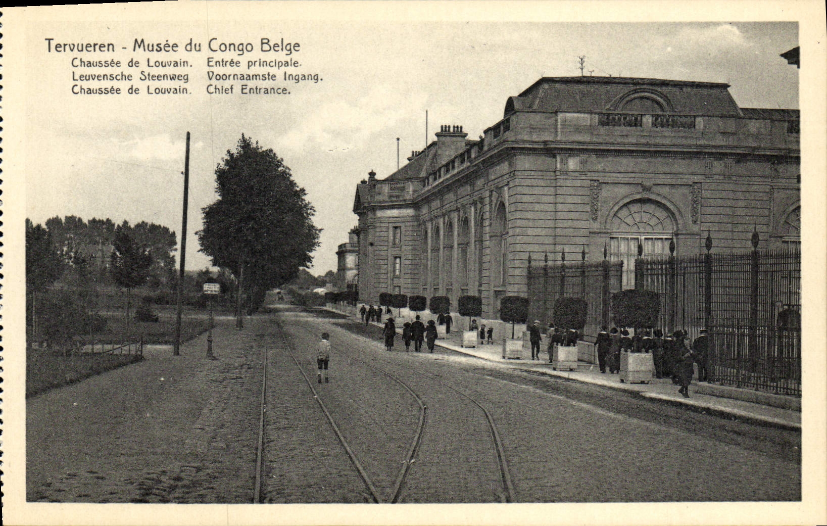 Tervueren - Musée du Congo Belge — Entrée principale — éditeur Thill, Bruxelles